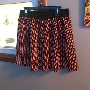 Polka dot skirt